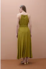 Thin Strap Straight Neckline Dress - Image 4
