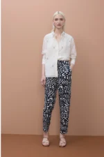 Printed Satin Jogger - Image 3
