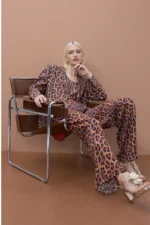 Animal Print Palazzo Pants - Image 2