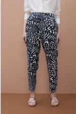 Printed Satin Jogger - Image 5
