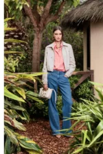 Pants with Gold Beads on Side - Image 2