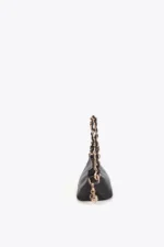 Shiny Effect Chain Bag Black - Image 4