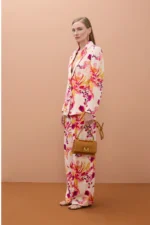 Satin Printed Wideleg Pants - Image 3