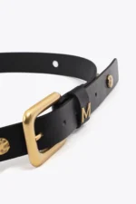 Pink and Fuchsia Bicolor Belt with LC Logo Buckle
