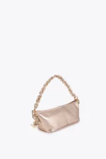 Shiny Effect Chain Bag Gold - Image 3