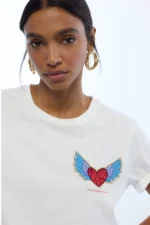 Heart Patch T-Shirt - Image 2