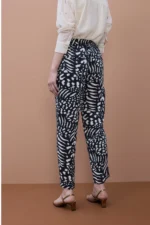 Printed Satin Jogger - Image 4