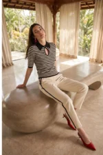 Vives Contrast Pants P.U.