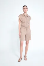 Fluid Striped Bermuda
