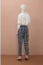 Printed Satin Jogger - Image 2
