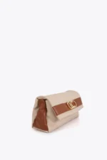 Canvas and Faux Leather Flap Crossbody - Image 4