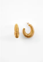 WHIRL EARRINGS (gold)