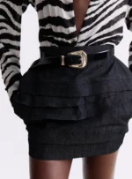 DENIM MINI SKIRT