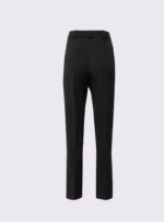 BLACK TAILORED PANTS WITH NERVIR - Image 2