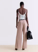 BLUSH TAILORED WIDE-LEG PANTS - Image 2