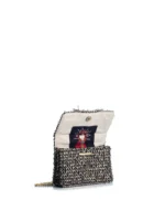 The Lucerne Mini – Black & White Raffia - Image 7