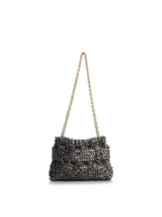 The Pepper Mini – Black & White Raffia - Image 3
