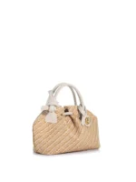 The Swan 2.0 Midi – Gold Raffia & Ivory Leather - Image 2