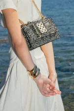 The Lucerne Mini – Black & White Raffia - Image 4