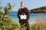 The Mini Charming Tote – White Leather - Image 4