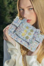 The New Yorker Micro – Multi Blue Tweed - Image 5