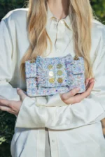 The New Yorker Micro – Multi Blue Tweed