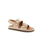 Maya - Pearl | Raffia sandals ALIBI - Image 2